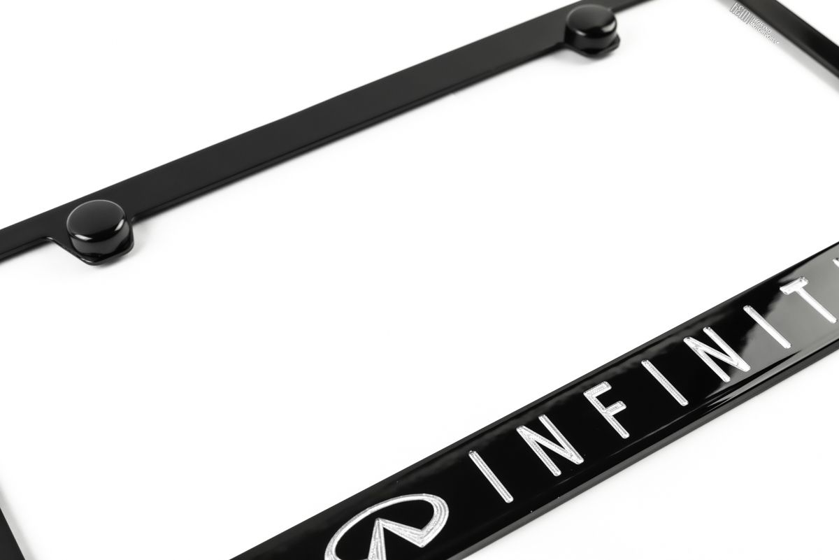 Infiniti Engraved License Plate Frame
