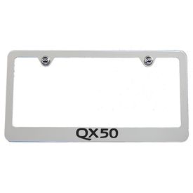Infiniti QX50 Chrome License Plate Frame - Engraved