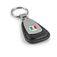 Italian Flag Leather Teardrop Key Chain Fob