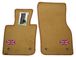 Jaguar Custom Floor Mats - British Logo - Premium Upgrade