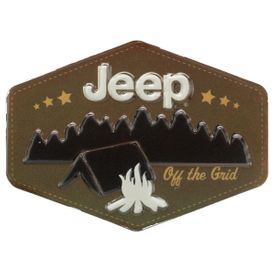 Jeep Camping Embossed Tin Decorative Sign - Toolbox Refrigerator Magnet