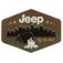 Jeep Camping Embossed Tin Decorative Sign - Toolbox Refrigerator Magnet