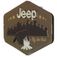 Jeep Camping Embossed Tin Decorative Sign - Toolbox Refrigerator Magnet