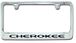 Jeep Cherokee Engraved License Plate Frame