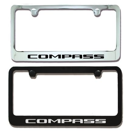 Jeep Compass Engraved License Plate Frame