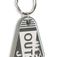 Jeep Grey Outsider Hotel Style Keychain
