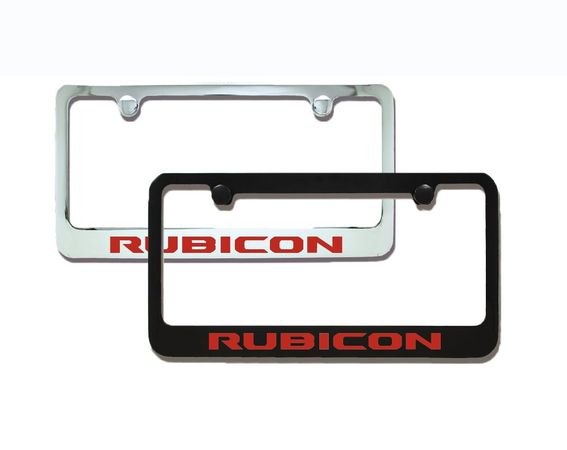 JEEP Rubicon Engraved License Plate Frame
