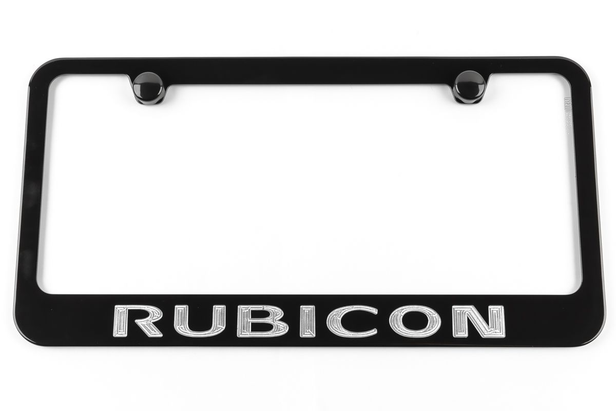 JEEP Rubicon Engraved License Plate Frame