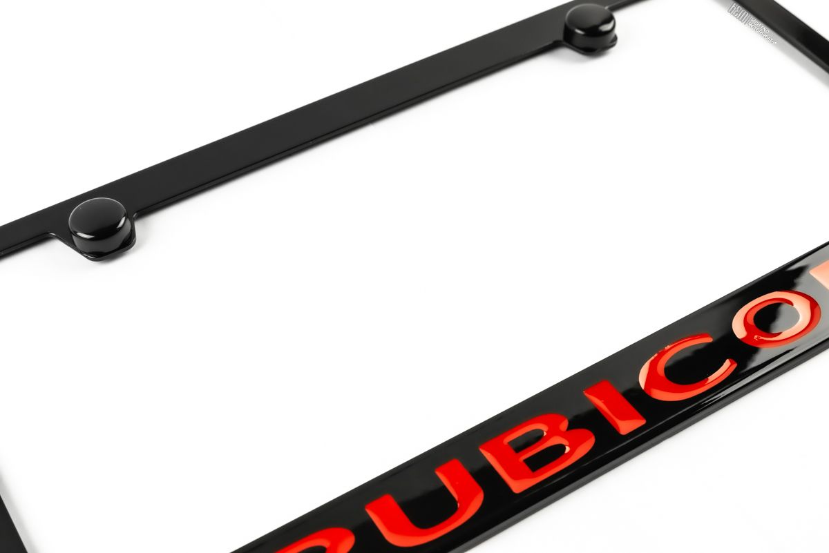 JEEP Rubicon Engraved License Plate Frame