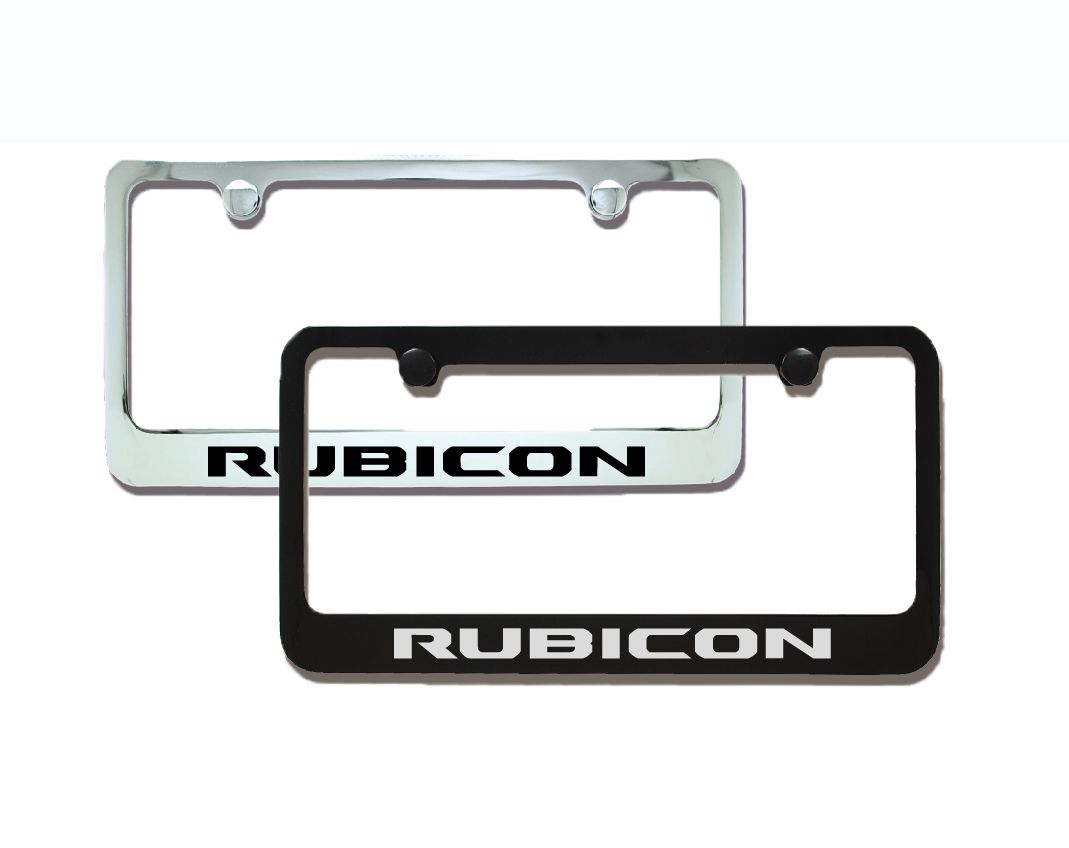 JEEP Rubicon Engraved License Plate Frame