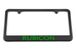 Jeep Rubicon Satin Black License Plate Frame - Yellow