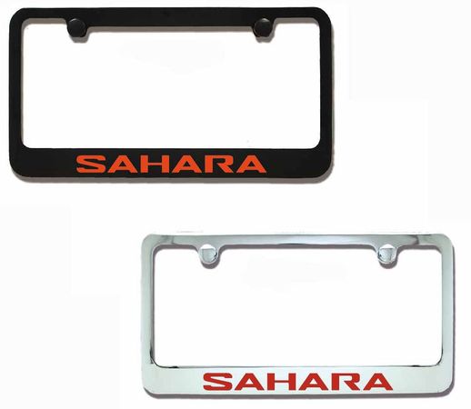 JEEP Sahara Engraved License Plate Frame