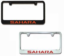 JEEP Sahara Engraved License Plate Frame