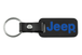 Jeep Satin Black Key Chain Fob - Grey