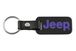 Jeep Satin Black Key Chain Fob - Grey