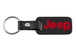 Jeep Satin Black Key Chain Fob - Grey