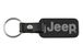 Jeep Satin Black Key Chain Fob - Red