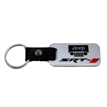 Jeep SRT8 Chrome Engraved Key Chain / Fob