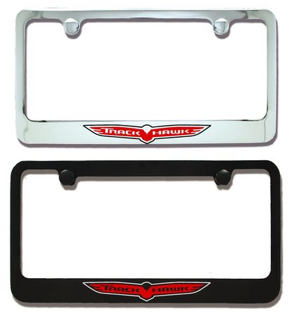 Jeep Track Hawk Engraved License Plate Frame