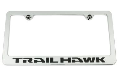 Jeep Trailhawk Chrome License Plate Frame