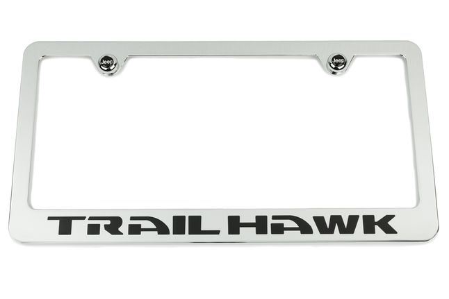 Jeep Trailhawk Chrome License Plate Frame