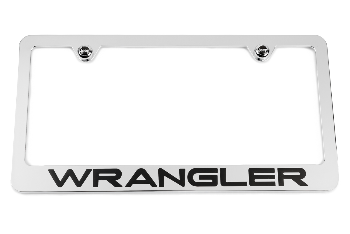 Jeep Wrangler Chrome License Plate Frame