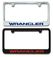 Jeep Wrangler Engraved License Plate Frame