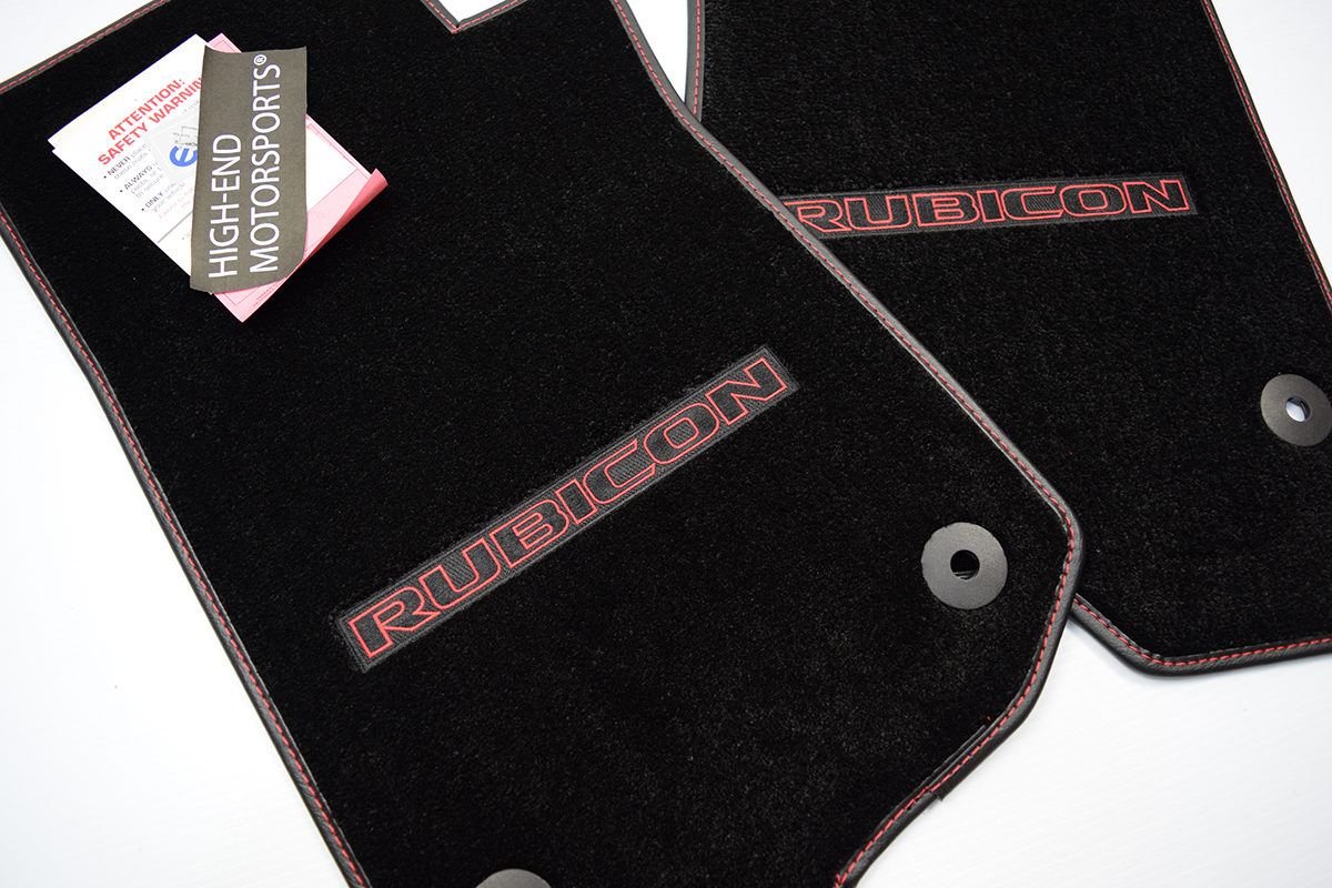 Jeep Wrangler Floor Mats Premium Upgrade