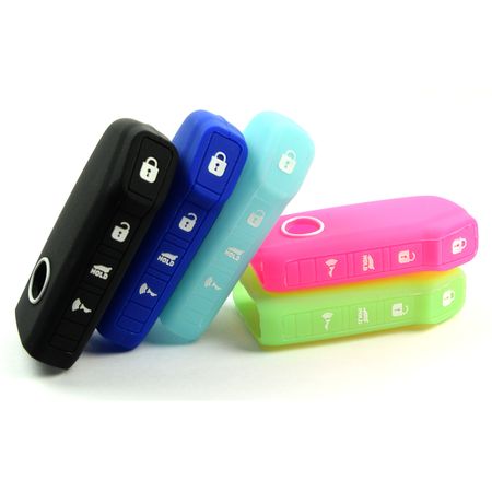 Pair, Kia Soul Solid Silicone Rubber Remote Keyless Cover 2018 - 2023