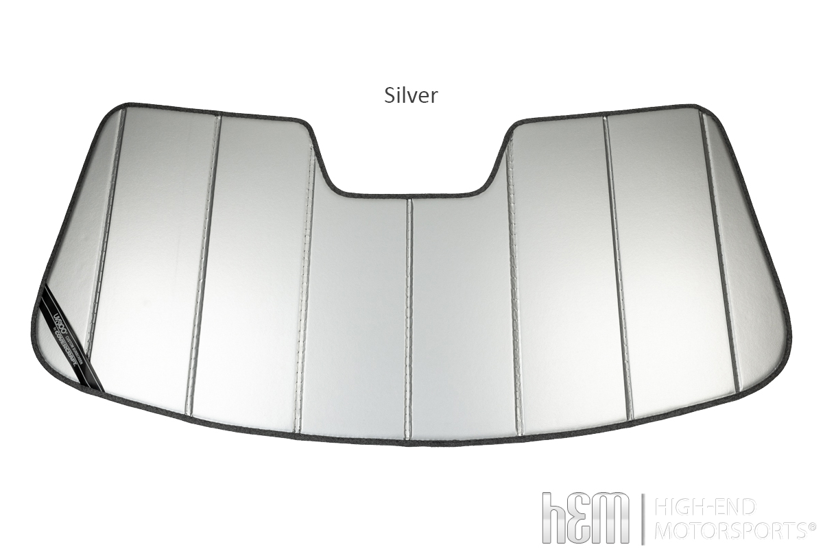 thumbnail image 2 of Custom Fit Sunshade For Lexus RC350 - Easy Fold Pivot System, Reflective Satin Silver 2 of 13