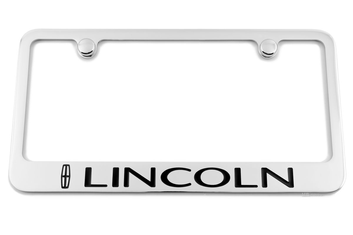 Lincoln Engraved License Plate Frame