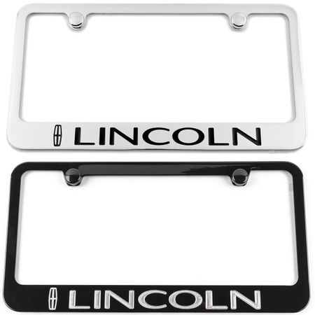 Lincoln Engraved License Plate Frame