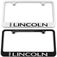 Lincoln Engraved License Plate Frame