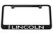 Lincoln Engraved License Plate Frame