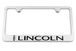 Lincoln Engraved License Plate Frame