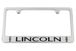Lincoln Engraved License Plate Frame