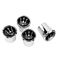 Maserati Chrome or Black Valve Caps