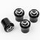 Mazda Black Valve Caps