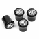 MG Tire Valve Caps - Real Chrome Plated or Black Finish