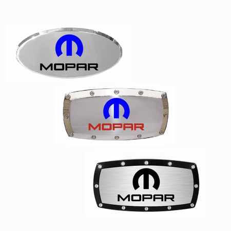 MOPAR Engraved Billet Hitch Receiver Cover