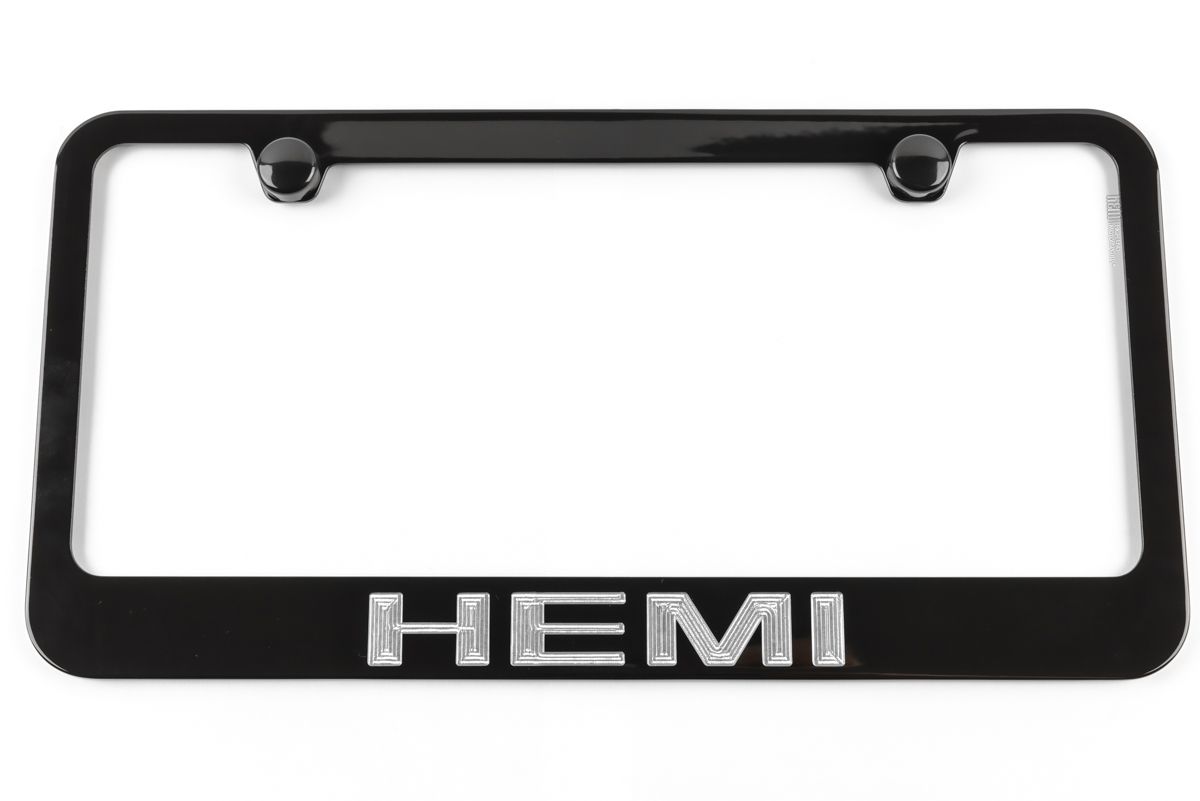 Mopar HEMI Engraved License Plate Frame