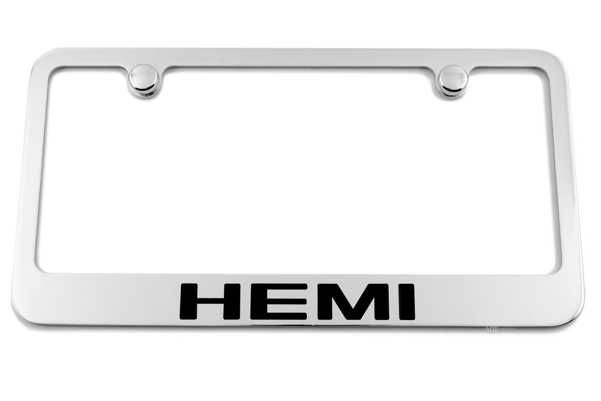 Mopar HEMI Engraved License Plate Frame