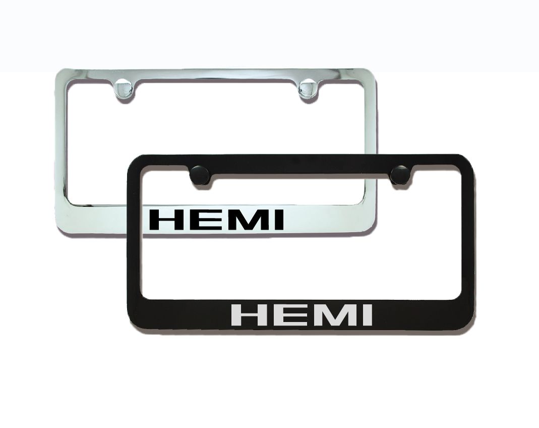 Mopar HEMI Engraved License Plate Frame