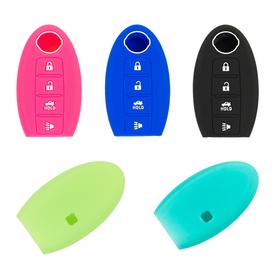 Pair (2), Nissan GT-R Solid Silicone Rubber Remote Keyless Cover 2007 - 2020