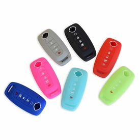 Pair (2), Nissan Pathfinder Solid Silicone Rubber Remote Keyless Cover 2023 2025
