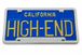 Notched Bottom Real Chrome License Plate Frame