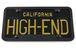 Notched Bottom Real Chrome License Plate Frame