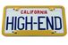 Notched Bottom Real Chrome License Plate Frame