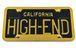 Notched Bottom Real Chrome License Plate Frame