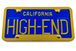 Notched Bottom Real Chrome License Plate Frame